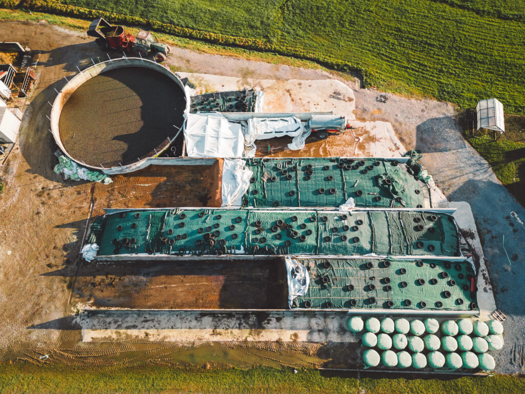 Sistema de geração de energia a partir de resíduos em operação